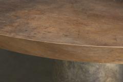  Costantini Design Round Exotic Cast Bronze Pedestal Dining Table by Costantini Benino Pergamino - 4311820