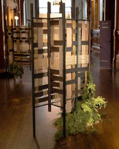  Costantini Design Salon Modular Metal Textile Partition Small - 4659365