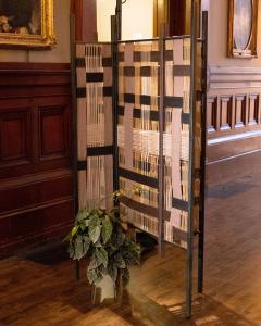  Costantini Design Salon Modular Metal Textile Partition Small - 4659366