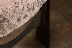  Costantini Design Sculptural Console from Volcanic Rock and Metal by Costantini Fortezza - 4600525
