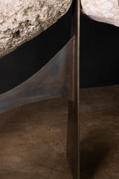  Costantini Design Sculptural Console from Volcanic Rock and Metal by Costantini Fortezza - 4600529