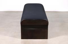  Costantini Design Sculptural Modern Oil Rubbed Bronze and Fabric Bench by Costantini Elia - 3363022