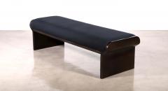  Costantini Design Sculptural Modern Oil Rubbed Bronze and Fabric Bench by Costantini Elia - 3363023