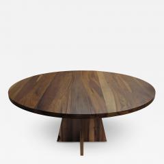  Costantini Design Single Pedestal Argentine Rosewood Round Table by Costantini Luca - 2343447