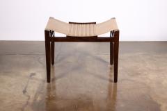  Costantini Design Slung Leather Stool in Argentine Rosewood with Leather Cording Luzio - 4055836