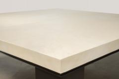  Costantini Design Square Modern Metal Parchment Coffee Table by Costantini Michelangelo - 3781628