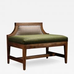  Costantini Design Upholstered Bench in Argentine Rosewood by Costantini Nicostrato In Stock - 3395479