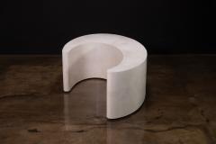  Costantini Design White Parchment Modern Sculptural Nesting Coffee Tables by Costantini Cadenza - 4690865