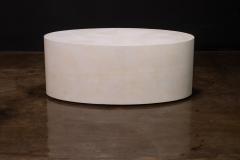  Costantini Design White Parchment Modern Sculptural Nesting Coffee Tables by Costantini Cadenza - 4690868