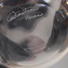  Costantini Murano Pair of Mid Century Modern Costantini Murano Glass Italian Vases - 2273375