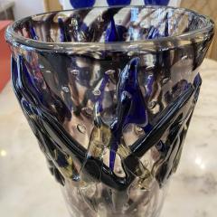  Costantini Murano Vase with blue and black strokes Costantini Murano - 3956450