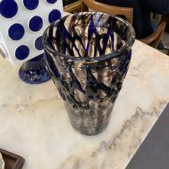  Costantini Murano Vase with blue and black strokes Costantini Murano - 3956452