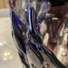  Costantini Murano Vase with blue and black strokes Costantini Murano - 3956475