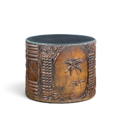  Craft Associates Adrian Pearsall for Craft Associates Mid Century 24 Brutalist Drum End Tables - 4791047