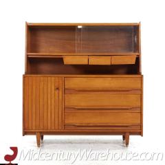  Crawford Furniture Crawford Furniture Mid Century Maple China Cabinet - 3691087