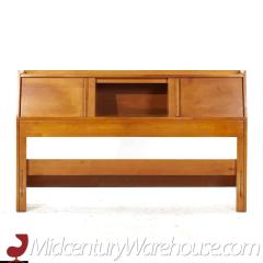  Crawford Furniture Crawford Furniture Mid Century Maple Full Storage Headboard - 3688026