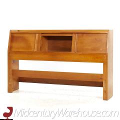  Crawford Furniture Crawford Furniture Mid Century Maple Full Storage Headboard - 3688027