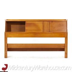  Crawford Furniture Crawford Furniture Mid Century Maple Full Storage Headboard - 3688030