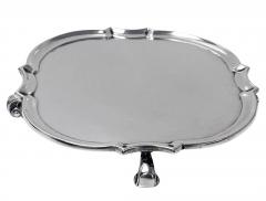  Crichton Co Antique English Britannia Standard Silver Salver Tray Crichton - 3468379