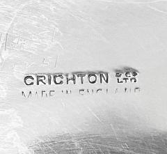  Crichton Co Antique English Britannia Standard Silver Salver Tray Crichton - 3468383