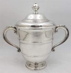  Crichton Co Crichton English Sterling Silver 1917 Two Handled Trophy Urn in Georgian Style - 3247484