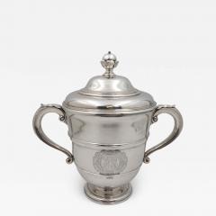  Crichton Co Crichton English Sterling Silver 1917 Two Handled Trophy Urn in Georgian Style - 3272793