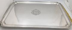  Crichton Co Crichton English Sterling Silver Massive 26 Tray Platter from 1927 - 3237272