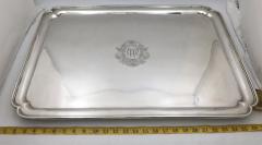  Crichton Co Crichton English Sterling Silver Massive 26 Tray Platter from 1927 - 3237275