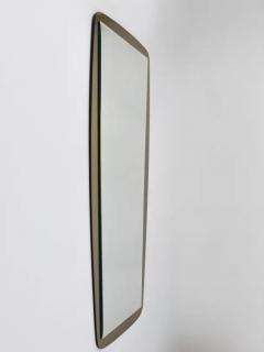  Cristal Art Cristal Arte Cristal Arte Large Grey Mid Century Wall Mirror Italy 1970s - 4105919