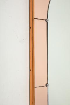  Cristal Art Cristal Arte Large Rectangular Wall Mirror in Rose Glass and Copper Frame by Cristal Art - 4748267