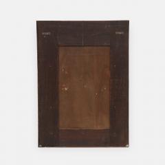  Cristal Art Cristal Arte Large Rectangular Wall Mirror in Rose Glass and Copper Frame by Cristal Art - 4748272