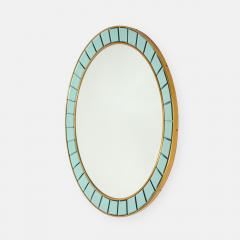  Cristal Art Cristal Arte Large Round Hand Cut Beveled Crystal Wall Mirror Model 2679 by Cristal Art - 4803842