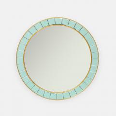  Cristal Art Cristal Arte Large Round Hand Cut Beveled Crystal Wall Mirror Model 2679 by Cristal Art - 4804008