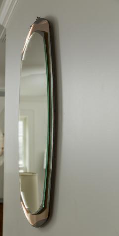  Cristal Art Cristal Arte Mid Century Italian Peach Cristal Arte Wall Mirror - 4334207