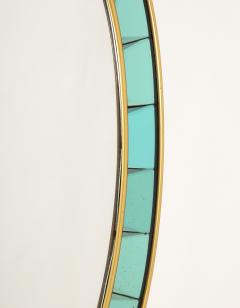 Cristal Art Cristal Arte Oval Green Hand Cut Beveled Glass Mirror Model 2727 by Cristal Art - 4226138