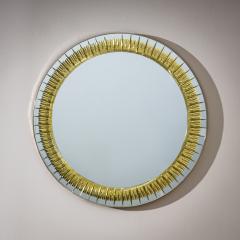  Cristal Art Cristal Arte Round Sunburst Wall Mirror by Cristal Arte Italy - 4382748