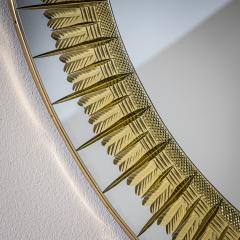  Cristal Art Cristal Arte Round Sunburst Wall Mirror by Cristal Arte Italy - 4382752