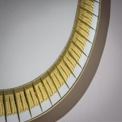  Cristal Art Cristal Arte Round Sunburst Wall Mirror by Cristal Arte Italy - 4382753