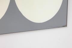  Cristal Art Post Modern Graphic Grey Cristal Art Wall Mirrors 1960s - 2301911