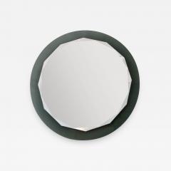  Cristal Arte Italian 1960s Round Scalloped Wall Mirror by Crystal Arte - 691403