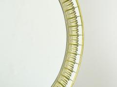  Cristal Arte Italian brass golden cristal mirror by Cristal Arte 1960s - 2478818