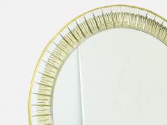  Cristal Arte Italian brass golden cristal mirror by Cristal Arte 1960s - 2478822