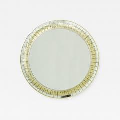  Cristal Arte Italian brass golden cristal mirror by Cristal Arte 1960s - 2482572