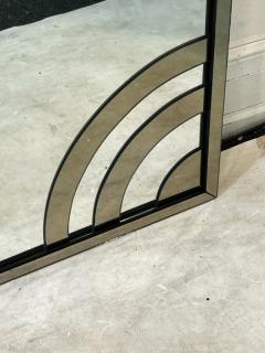  Cristal Arte MONUMENTAL MODERN MIRROR WITH APPLIED MIRROR CURVED ARCH DESIGNS - 2858692