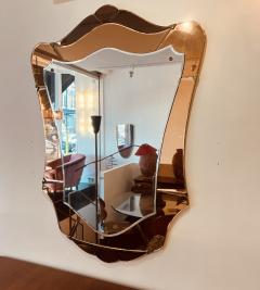  Cristal Arte Rare large Cristal Arte rose gold amber wall mirror - 3038879