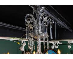  Cristalleries De Baccarat Cristalleries De Baccarat a Large French Green and Clear Cut Crystal Chandelier - 3470620