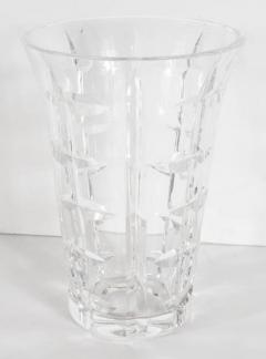  Cristalleries De Sevres Midcentury Exquisite Etched Cut Crystal Vase by Cristalleries De Sevres - 1560632