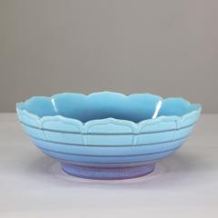  Crown Ducal Crown Ducal Arts Crafts style bowl with a ground blue colour fading to lilac  - 4187749