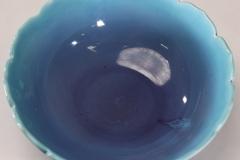  Crown Ducal Crown Ducal Arts Crafts style bowl with a ground blue colour fading to lilac  - 4187754