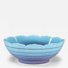  Crown Ducal Crown Ducal Arts Crafts style bowl with a ground blue colour fading to lilac  - 4205668